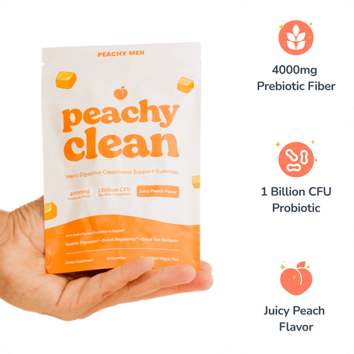 Peachy Clean Sugar-Free Pre+Probiotic Fiber Gummies